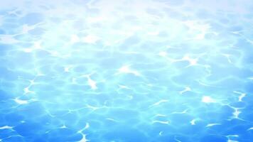 Abstract background material with beautiful beach water surface reflecting sunlight and vacation-like water surface video