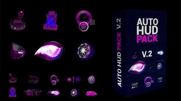 Transport HUD Elements Pack V2 motion_graphic
