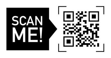 Barcode scan icon black color for mobile app vector