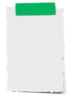 Torn sheet paper empty style vector