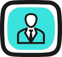 Business Professional Avatar for Corporate and Networking Concepts vector
