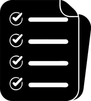 Checklist for Task Management and Organization vector