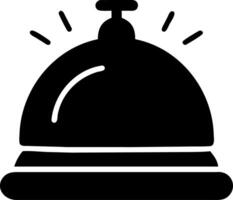 Classic Hotel Bell for Hospitality and Service Design Projects vector