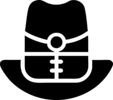 Cowboy Hat Simple Western Style Graphic for Digital and Print Use vector
