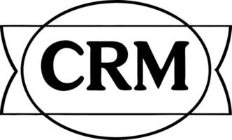 CRM for Customer Relationship Management Strategy and Business Solutions vector