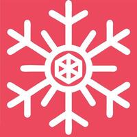 Intricate Snowflake Symbol in Colorful Design for Winter Themes vector