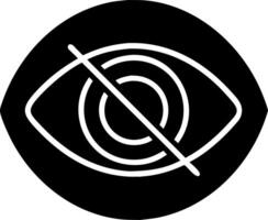 No Entry Eye Symbolizing Privacy and Data Protection vector
