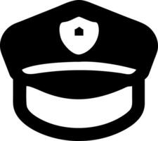Police Officer Cap for Law Enforcement and Security Design vector