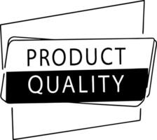 Product Quality Emphasis Minimalist Design for Marketing and Branding vector