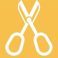 Scissors Design for Creative Graphic and Craft Applications vector