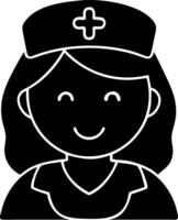 Smiling Nurse Healthcare Medical Professional Illustration vector