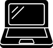 Illustration of Minimalist Laptop for Technology and Business Design vector