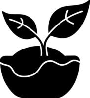 Plant Sprout Growing in Soil Symbolizing Growth and Natural Development vector