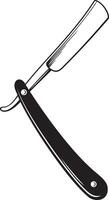Straight Razor . vector