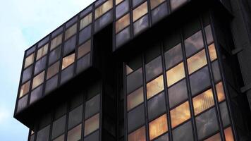 Modern architecture masterpiece with perfect square windows video