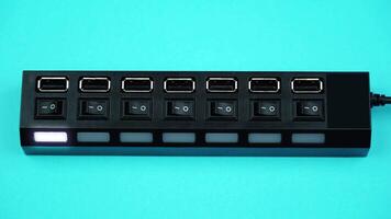 Buttons shift switching on light on extension cord indicator video
