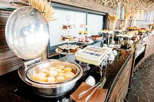 A buffet with many different types of food photo
