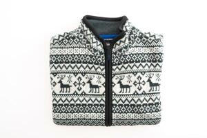 A black and white sweater with deer on it photo