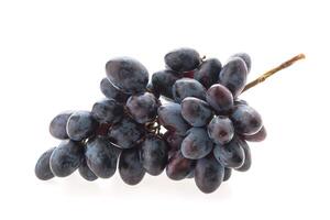 A bunch of grapes on a white background photo