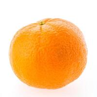 An orange on a white background photo