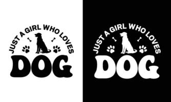 Dog Tshirt Design Animal Lover vector