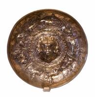 plate, monument, old, metal, patterns, embossing, Roman Empire, photo
