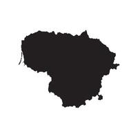 Lithuania Map Icon vector