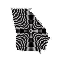 Georgia Map Icon vector