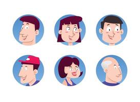 Flat Profile or Avatar Illustration vector