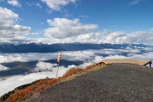 Para glider launch site at the top of Mount 7 photo
