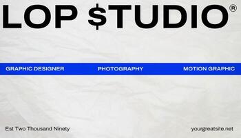 Creative Studio Business Card template