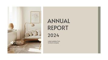 Annual Meeting for Furniture Company template
