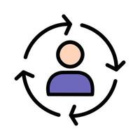 User Profile Switch Icon illustration vector