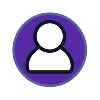 User Icon . Flat design style vector