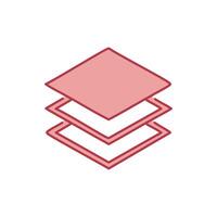 Layers icon isolated on white background for your web and mobile app design, Layers logo concept vector