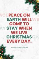 Quotes of Christmas Pinterest template