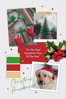 Christmas Moodboard for Pinterest Graphic Post template