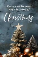 Christmas Wise Words template