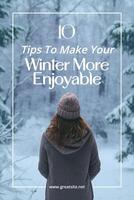 Winter Pinterest Graphic template