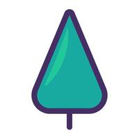 Wastepaper concept icon with pyramidal shape tree element vector