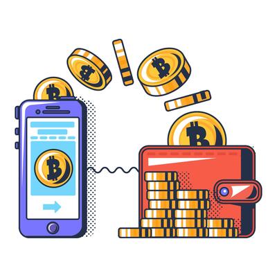 Multi Colored Money Transaction Icon
