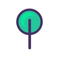Wastepaper concept icon with a round tree crown element vector
