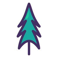 Wastepaper concept icon with a fir tree element vector
