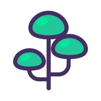 Wastepaper concept icon with a shrub element vector