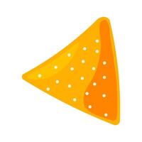 Triangular Mexican Nachos Chips vector