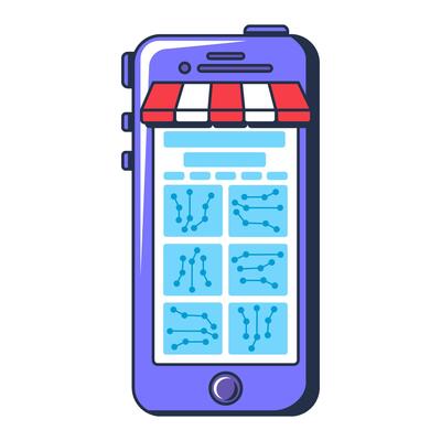 Multi Colored NFT Collection For Mobile Icon