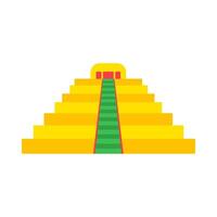 Ancient Mexican Step Pyramid vector