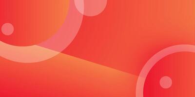 Red and Orange Gradient abstract background with circles video