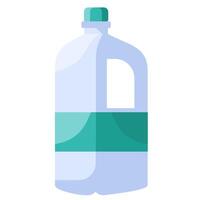 Plastic Jug Flat Style Container vector