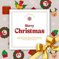 Christmas Gift Wrap Greeting Instagram Post template